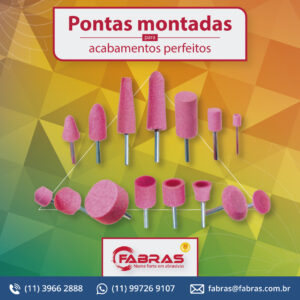 Imagem com fundo colorido. As pontas montadas da Norton estão no centro, todas na cor rosa.
