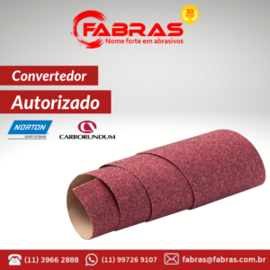 Rolo de lixa vermelho